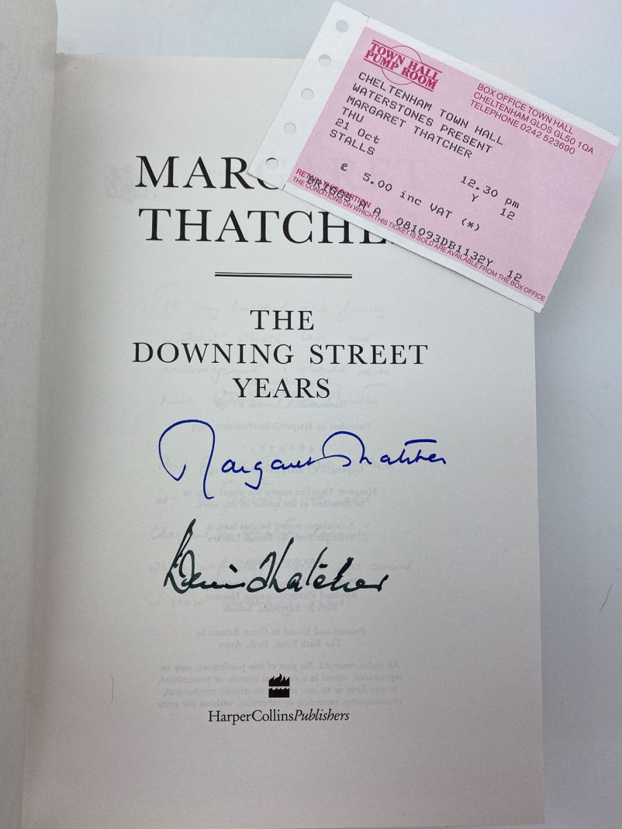 Thatcher, Margaret - The Downing Street Years - SIGNED by both Margaret and Denis Thatcher | image3