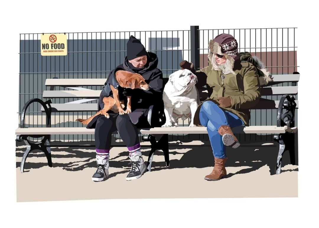The Dog Run, NY | image1 | Signed Limited Edtion Print