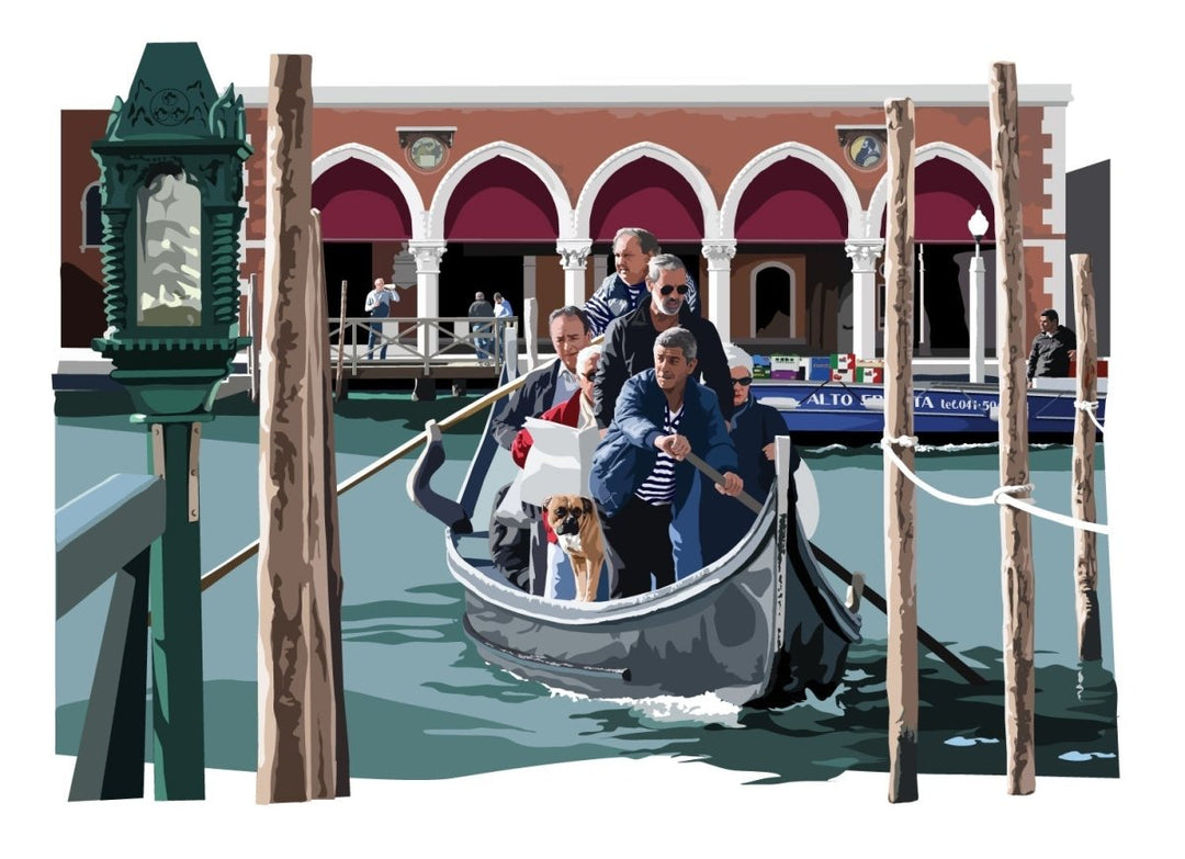 The Ferrymen, Venice | image1 | Signed Limited Edtion Print