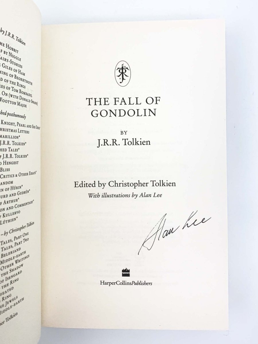 Tolkien, J R R - The Fall of Gondolin - SIGNED | image3