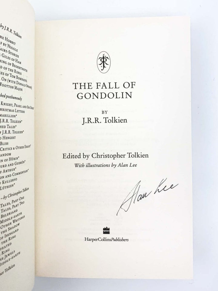 Tolkien, J R R - The Fall of Gondolin - SIGNED | image3