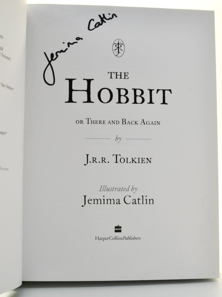 Tolkien, J R R - The Hobbit - SIGNED | signature page
