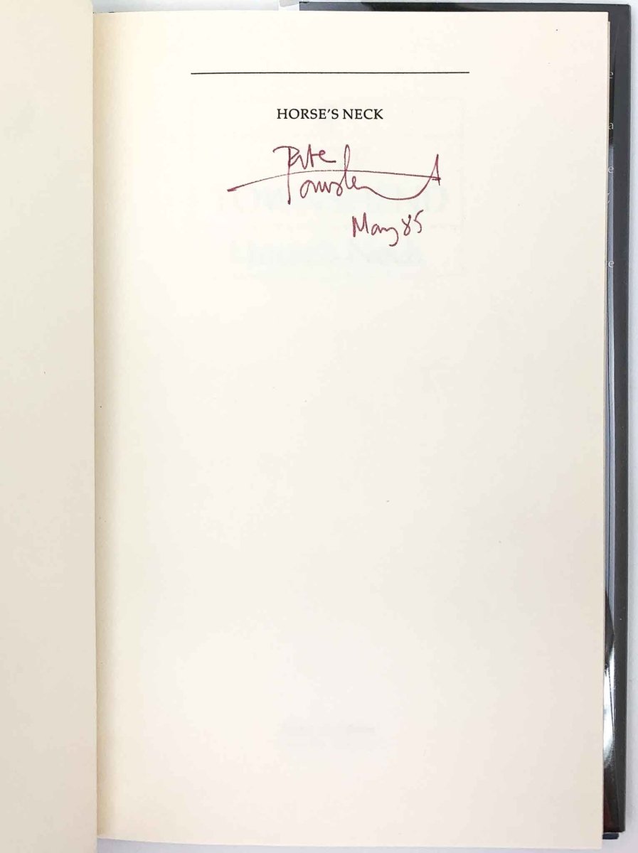 Townshend, Pete - Horse's Neck - SIGNED | signature page