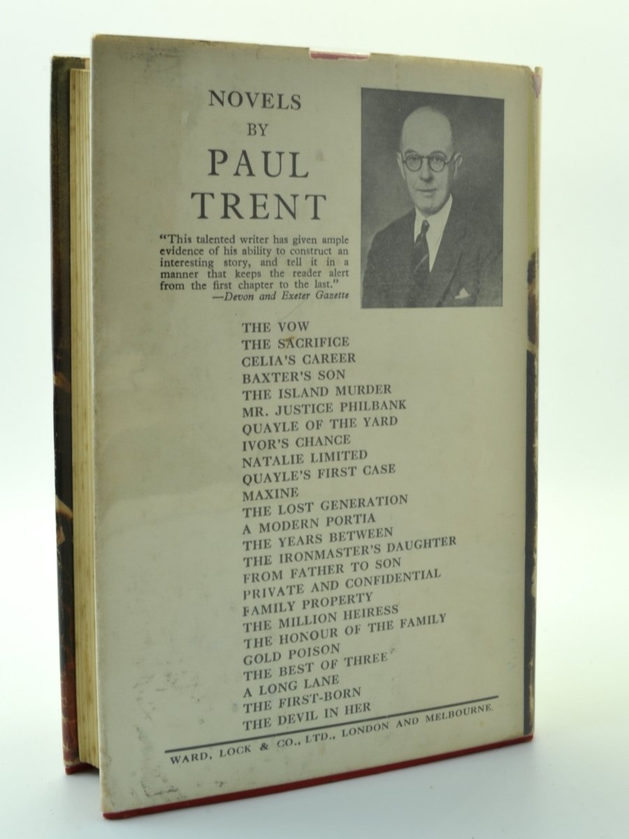 Trent, Paul - The Years Between | back cover