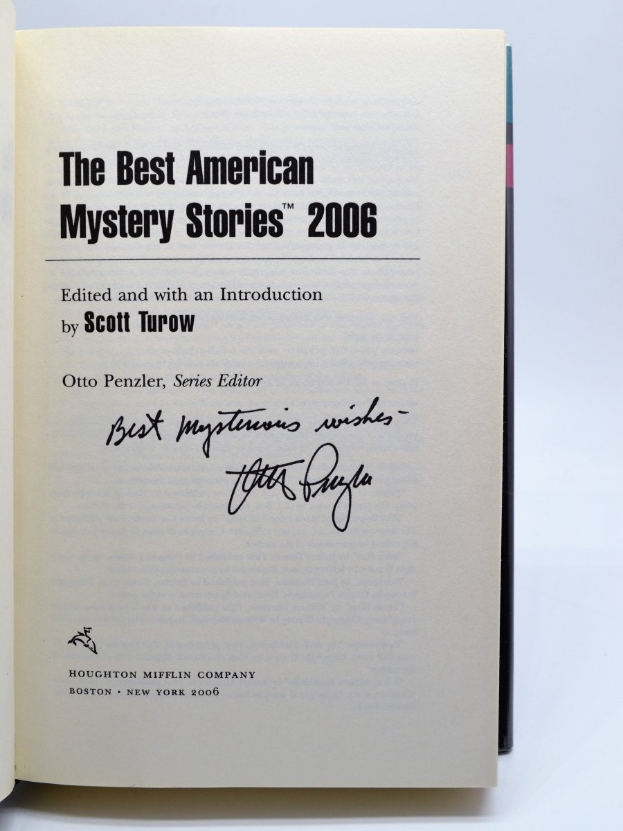 Turow, Scott ( edits ) - The Best American Mystery Stories 2006 | back cover
