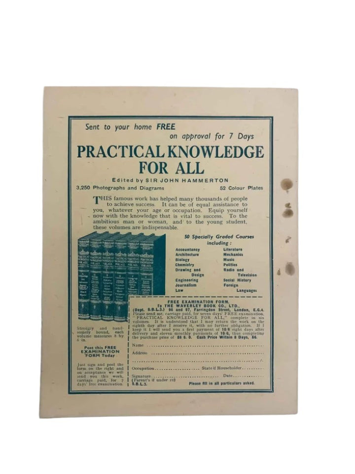 Tyrer, Walter - Sexton Blake Library 293 : The Case of the Missing Nazi | image2