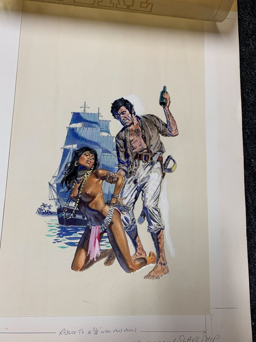 unknown - 2 figures in front of galleon | front cover