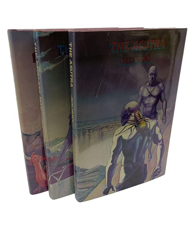 Jack Vance Signed First Edition | The Durdane Trilogy : The Faceless Man ; The Brave Free Men ; The Asutra | Cheltenham Rare Books