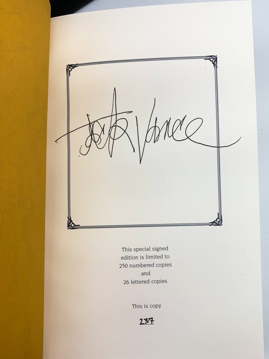 Vance, Jack - The Jack Vance Reader - SIGNED | image4