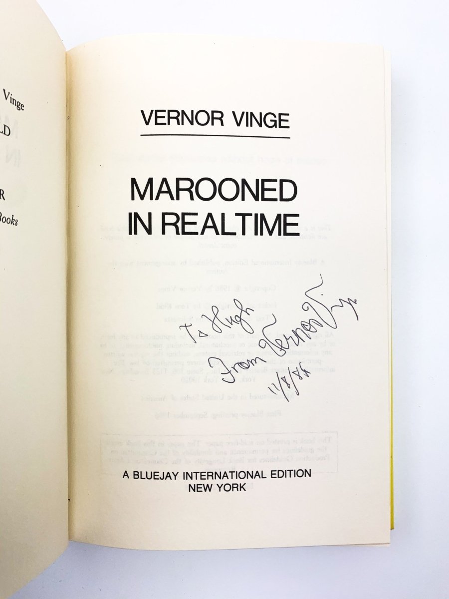 MAROONED IN REALTIME, Vernor Vinge