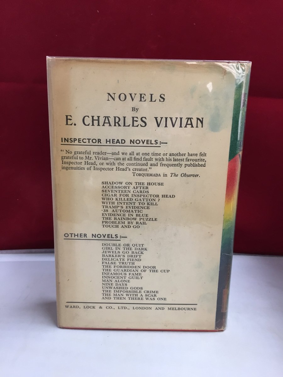 Vivian, E Charles - The Rainbow Puzzle | back cover