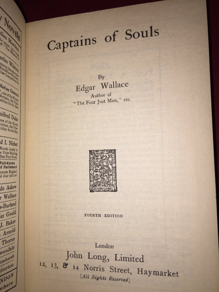 Wallace, Edgar - Captain of Souls | sample illustration