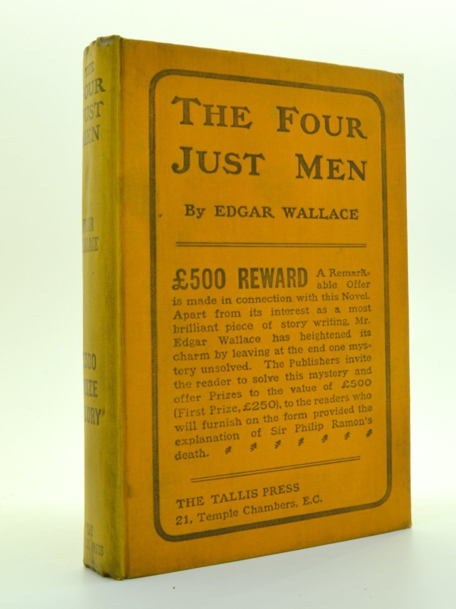 Wallace, Edgar - The Four Just Men | front cover