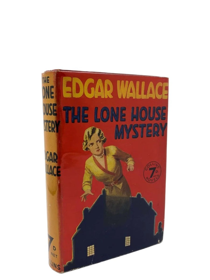 Wallace, Edgar - The Lone House Mystery | front cover. Published by Collins in 1934. Hardcover.  Condition:  Very Good +/Very Good +