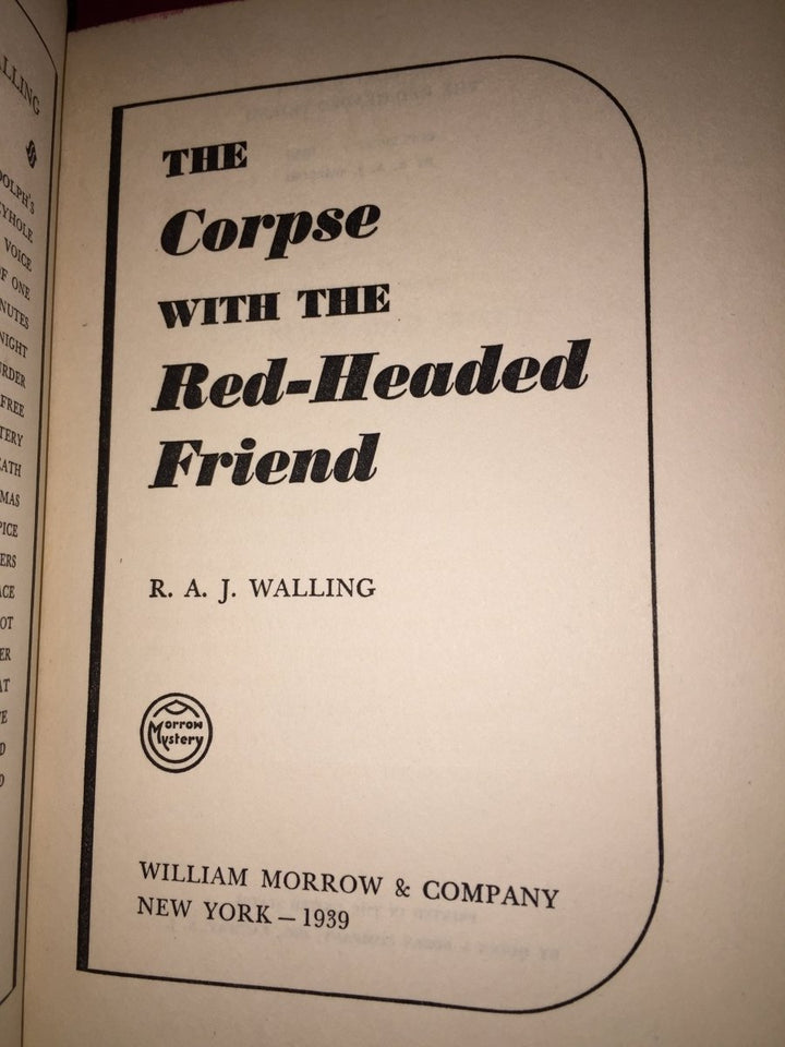 Walling, R A J - The Corpse with the Red-Headed Friend | sample illustration