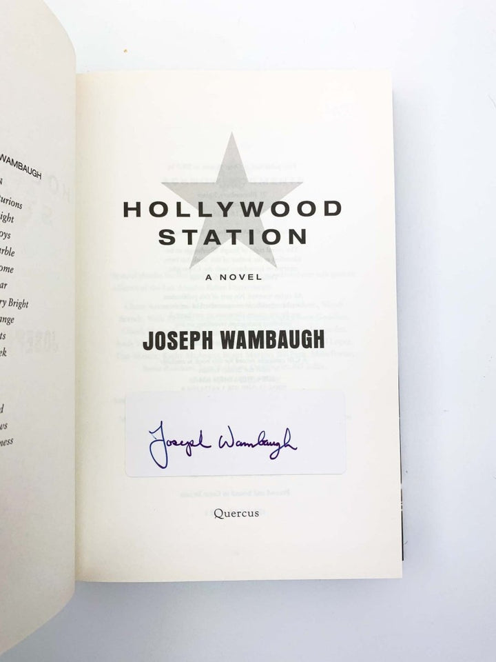 Wambaugh, Joseph - Hollywood Station ( SGNED label ) - SIGNED | image3