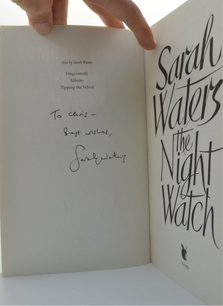 Waters, Sarah - The Night Watch - SIGNED | signature page