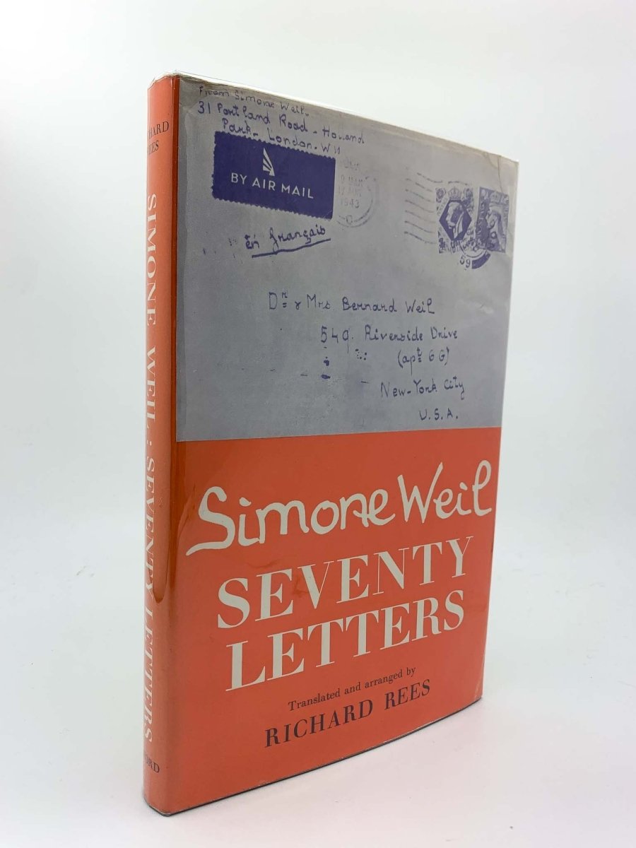 Weil, Simone - Seventy Letters | front cover