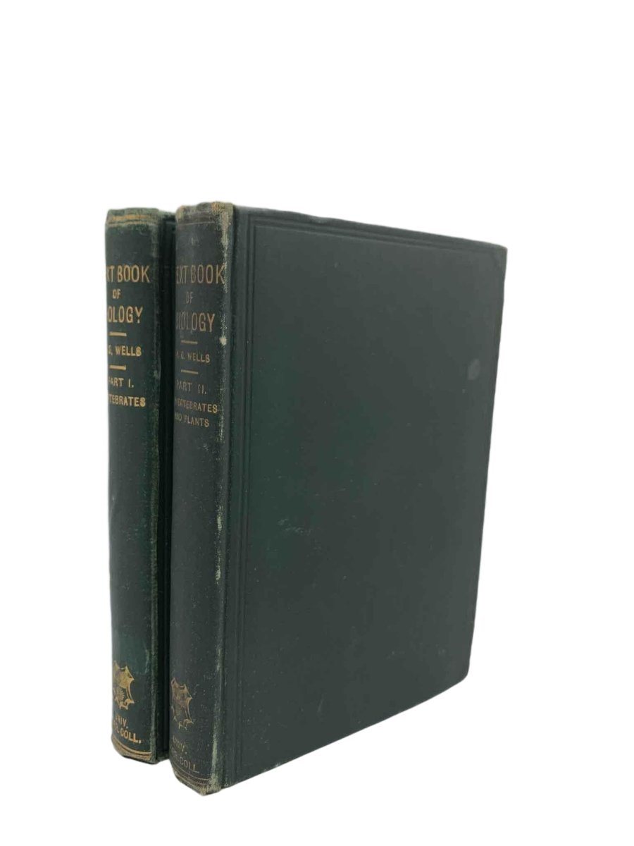  H G Wells First Edition | Text Book Of Biology ( 2 Vols ) | Cheltenham Rare Books