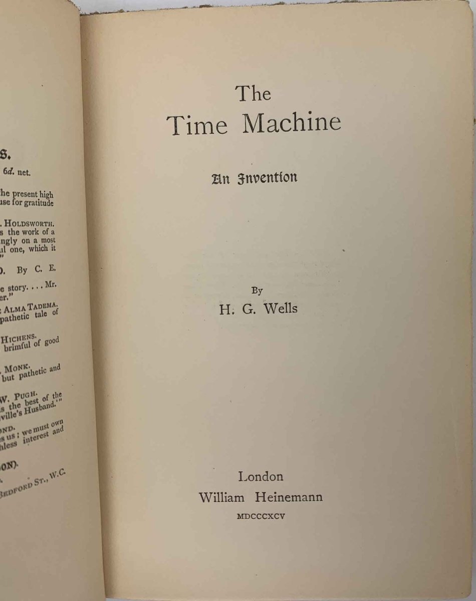 Wells, H G - The Time Machine | image3