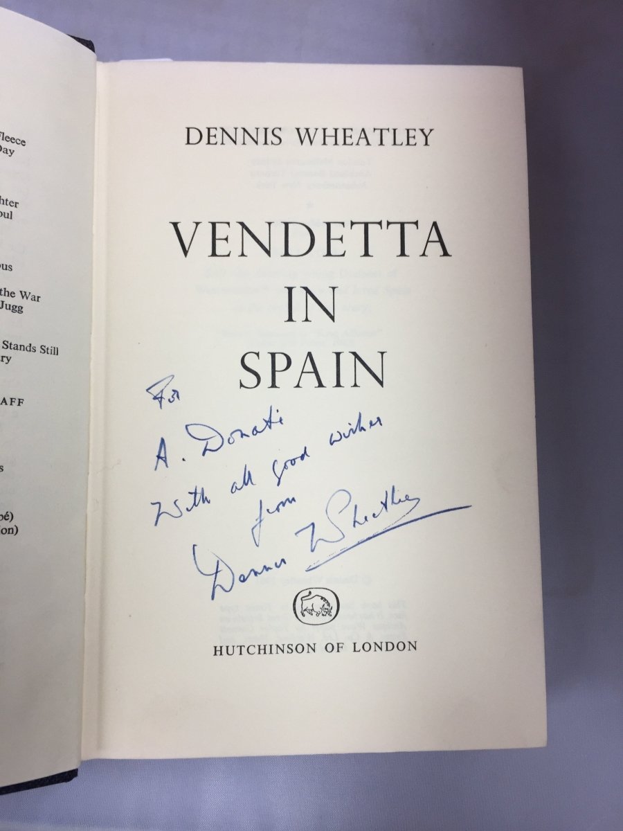 Wheatley, Dennis - Vendetta in Spain | sample illustration