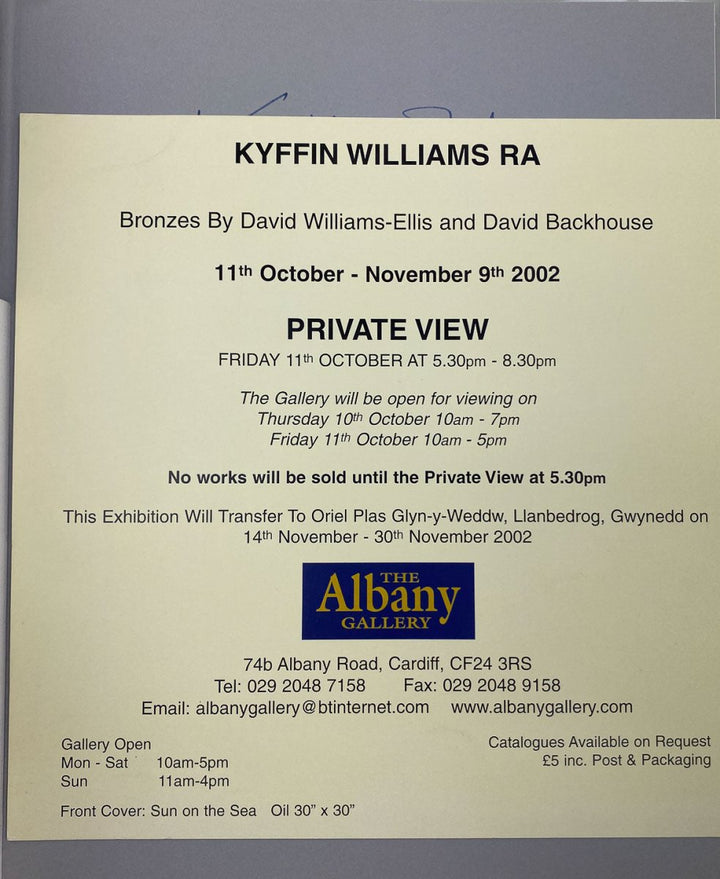 Williams, Kyffin - Drawings - SIGNED | pages