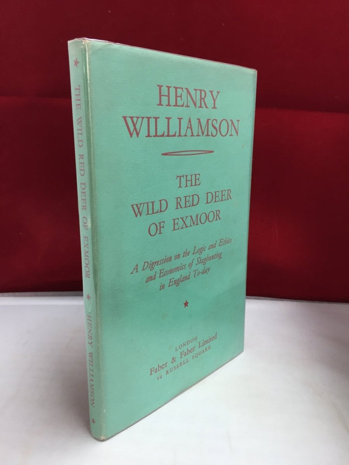 Williamson, Henry - The Wild Red Deer of Exmoor | front cover