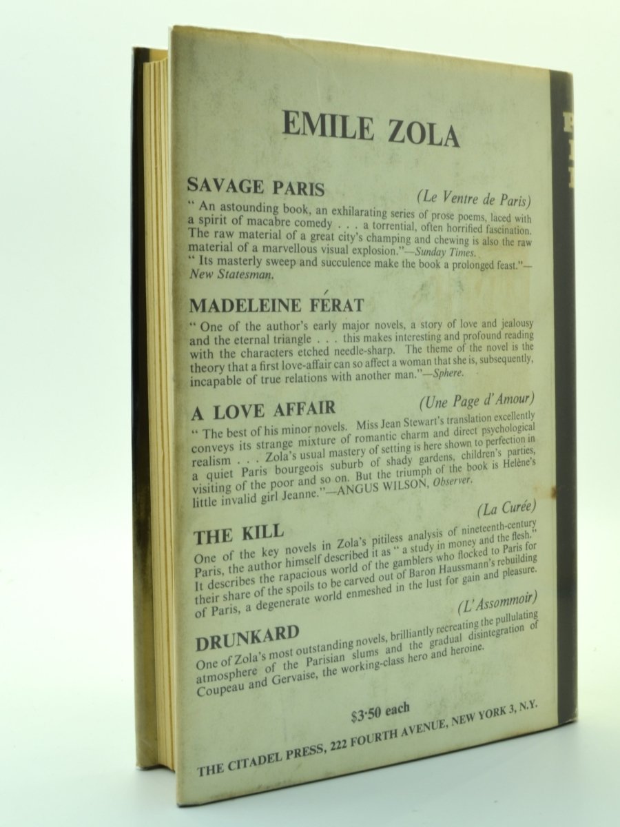 Zola, Emile - A Priest in the House | back cover